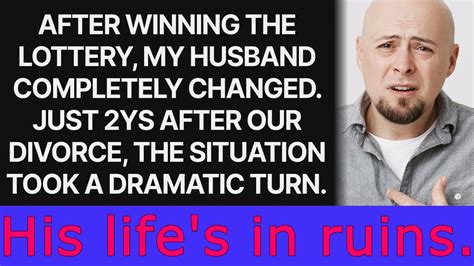 husband wins lottery after divorce|If you win the lottery, your ex might hit the jackpot, too.